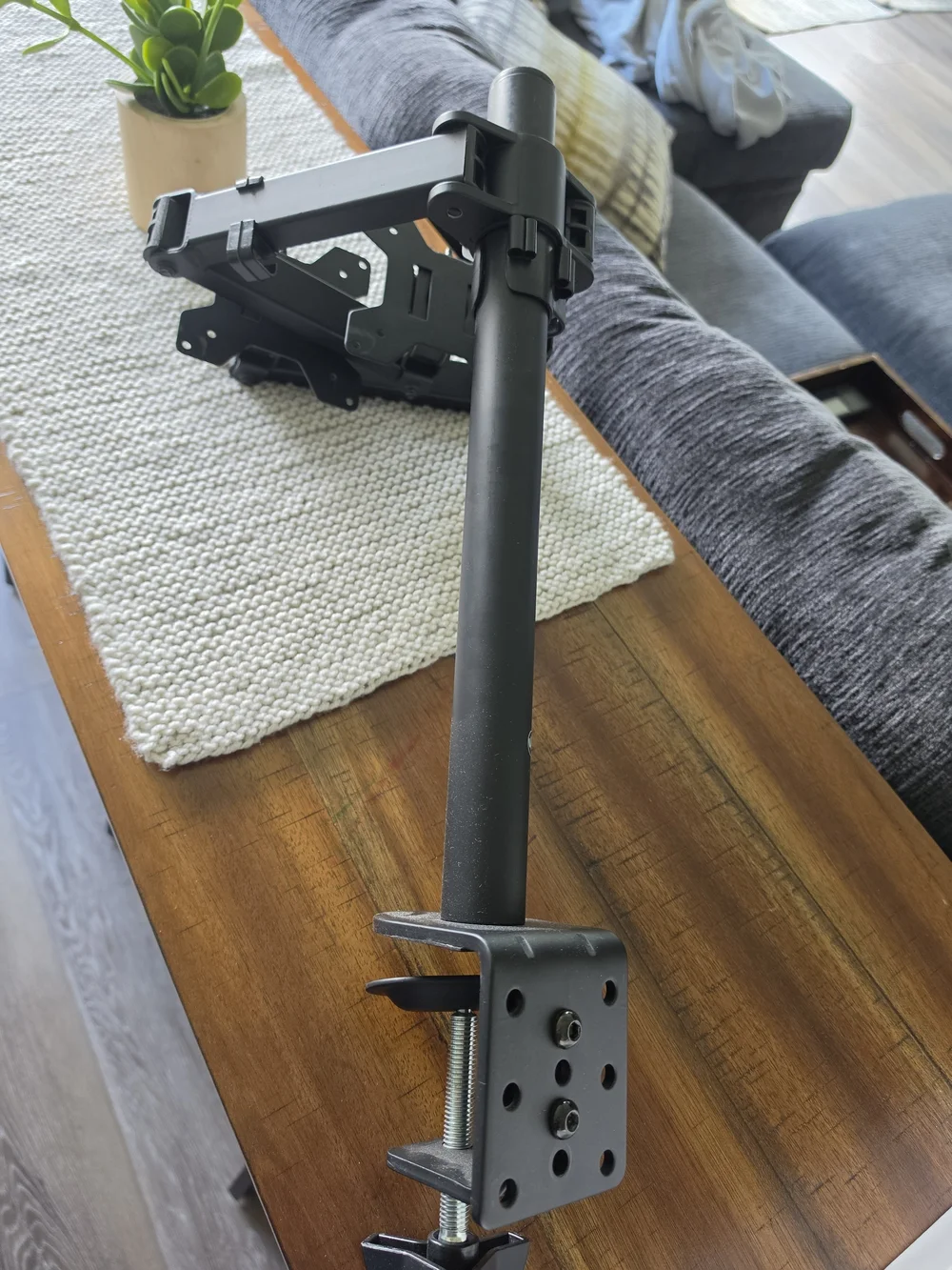 Adjustable Black Desk Mount Arm for VR/Monitor Accessories